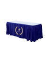 Custom Fitted Table Skirts without Top