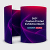 Stand de exhibición impreso personalizado de 360 °