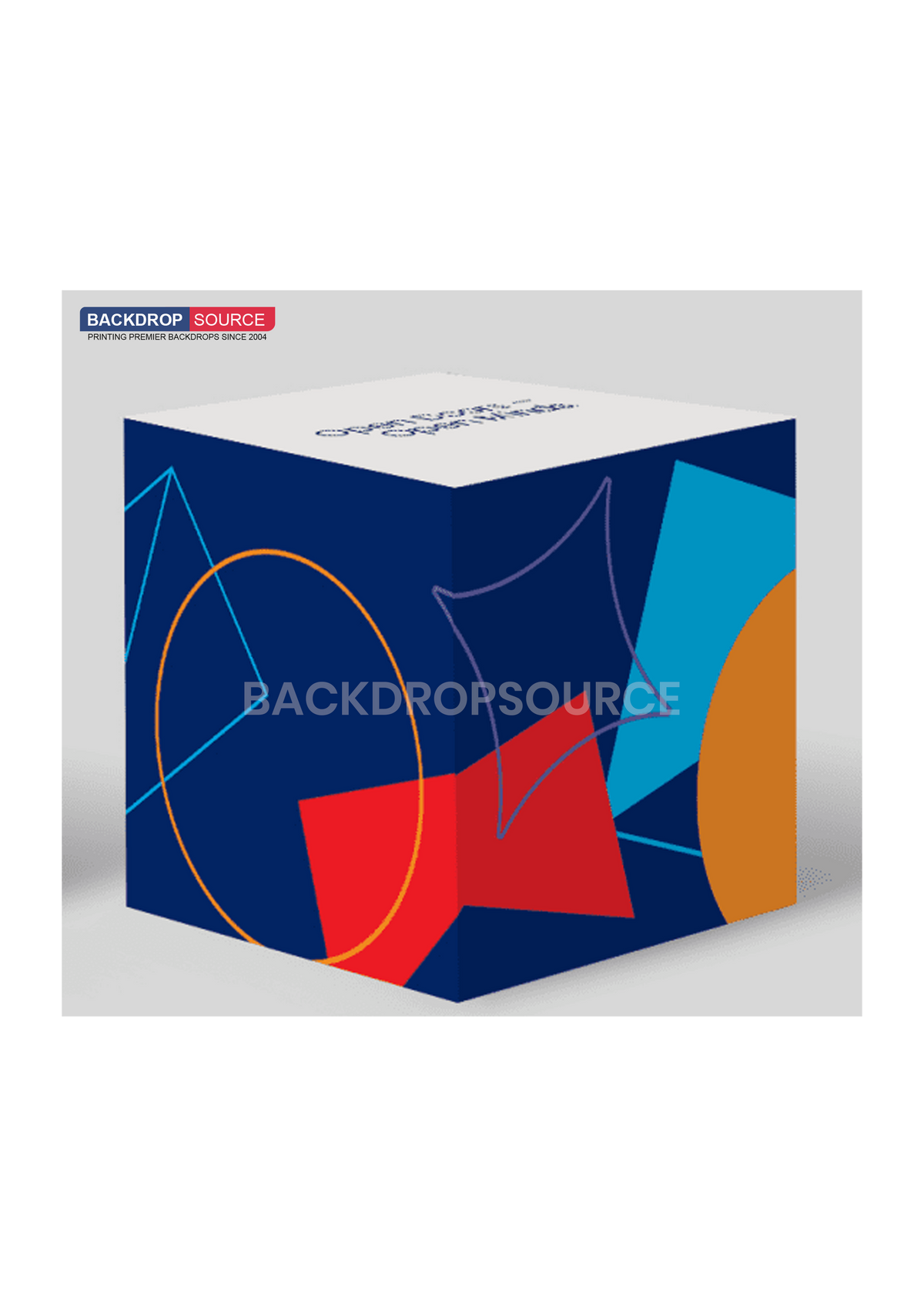 3 Sets of Stretch Fabric Displays for Product Showcase