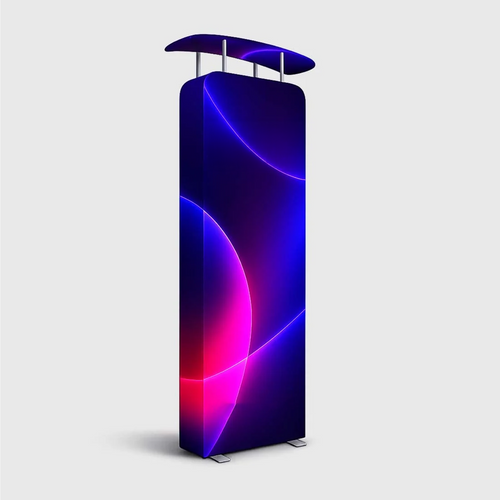 3D Vertical Column with Header