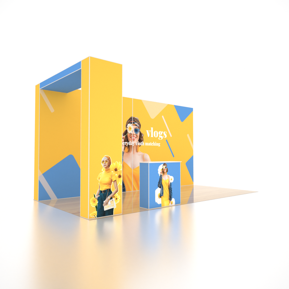 SEG Pro Popup Booth – Model 6 (6m x 3m)
