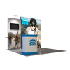 3x3m Fabric Wall Booth Kit with 2 TV Mounts