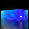 Backlit SEG Booth Kit with 2 Divider Walls & Sidewall Lightboxes