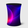 Oval Fabric Display Counter (For Podium & Booth Exhibitions)