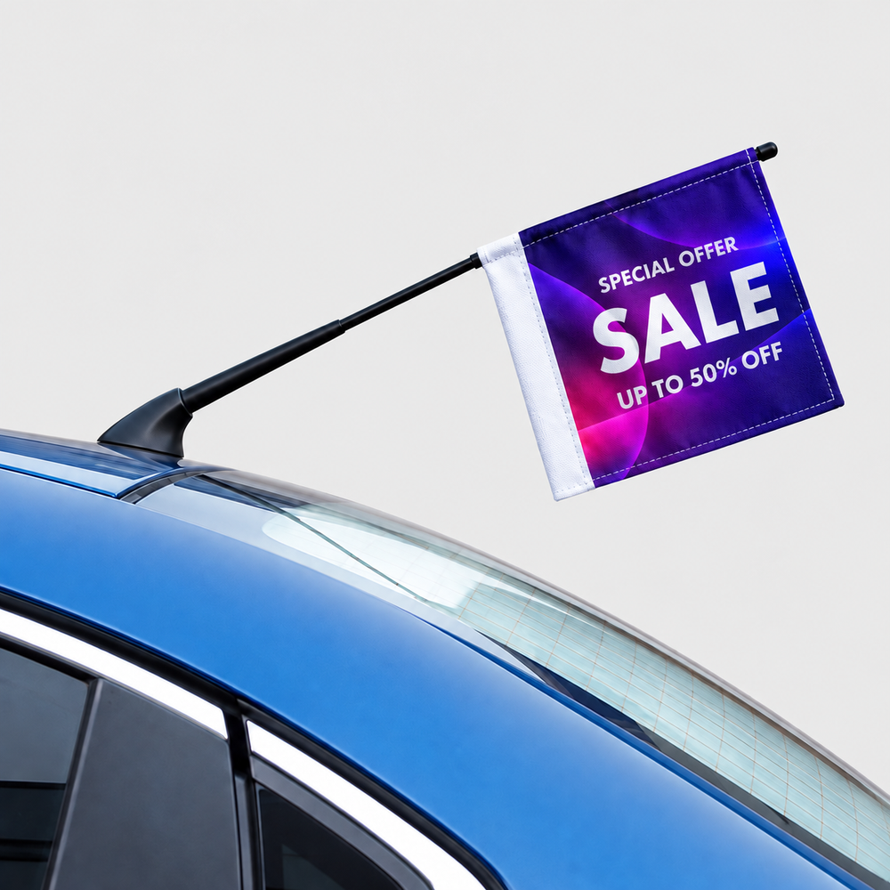 Custom Car Antenna Flags