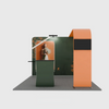 Economy L Arch TV Display Exhibition Kit for 3m Wide Booths