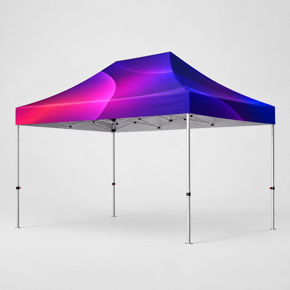 Seamless Canopy Tent – Custom Printed, No Seam Lines