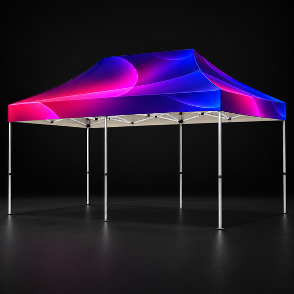 Lighted Canopy Tent – 6m x 3m (LED Frame)