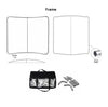 Curved Tension Portable Media Wall