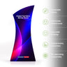 Angled Top Fabric Banner Stand