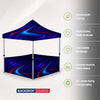 Heavy Duty Fabric Gazebos – (2m W x 3m H)