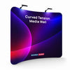 Premium Curved Backwall Kit with Clamping Lights