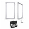 Non-Backlit Wall-Mounted SEG Fabric display - 20mm Depth