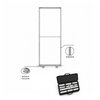 Non-Backlit SEG Fabric Media Wall - 0.85m W x 2m H