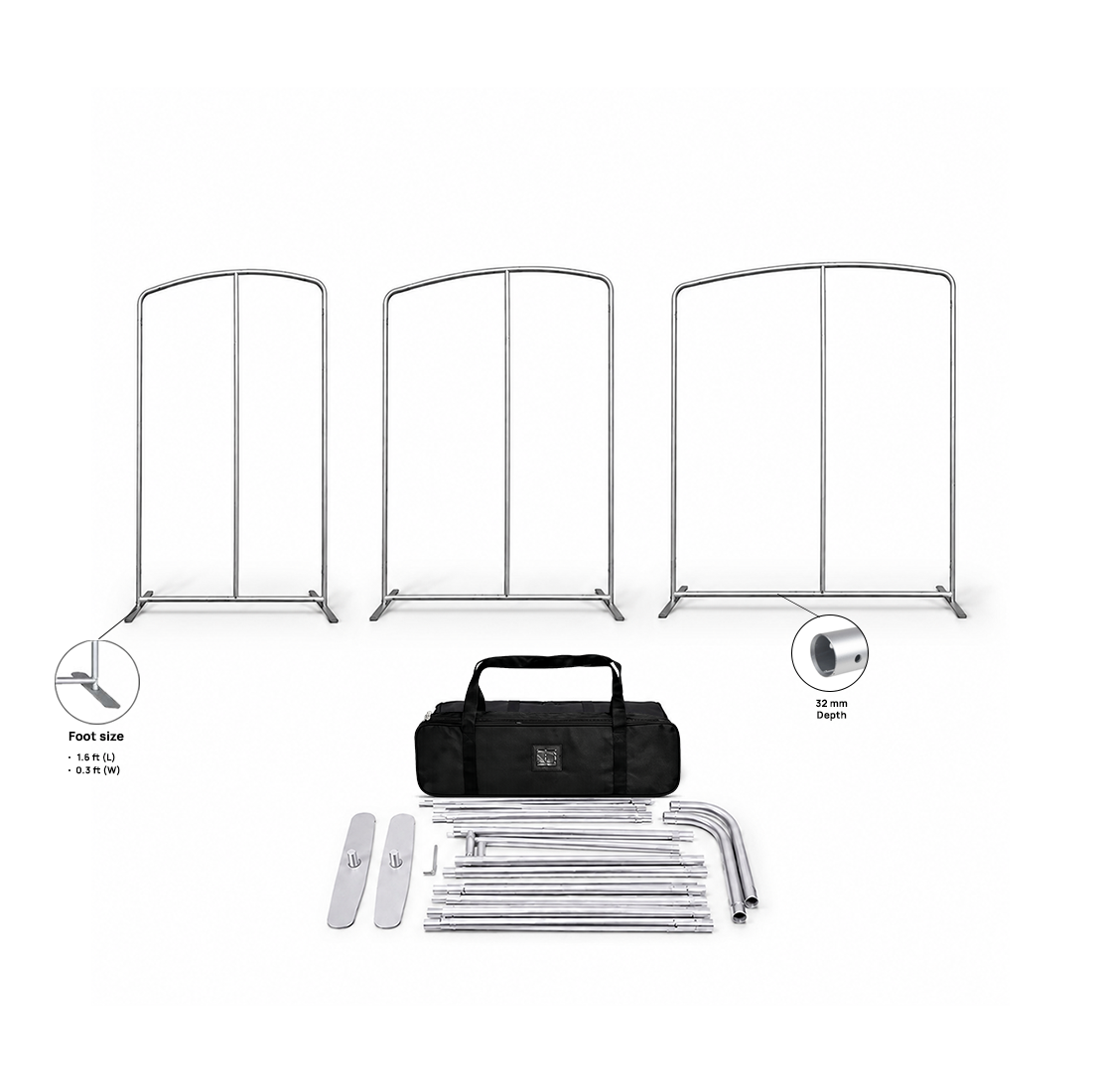 Portable Exhibit Display - Inclined