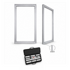 Non-Backlit Wall-Mounted SEG Fabric display - 100mm Depth