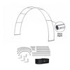 C Shape Tension Fabric Arch - 6m