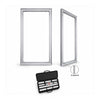 Non-Backlit Wall-Mounted SEG Fabric display - 60mm Depth