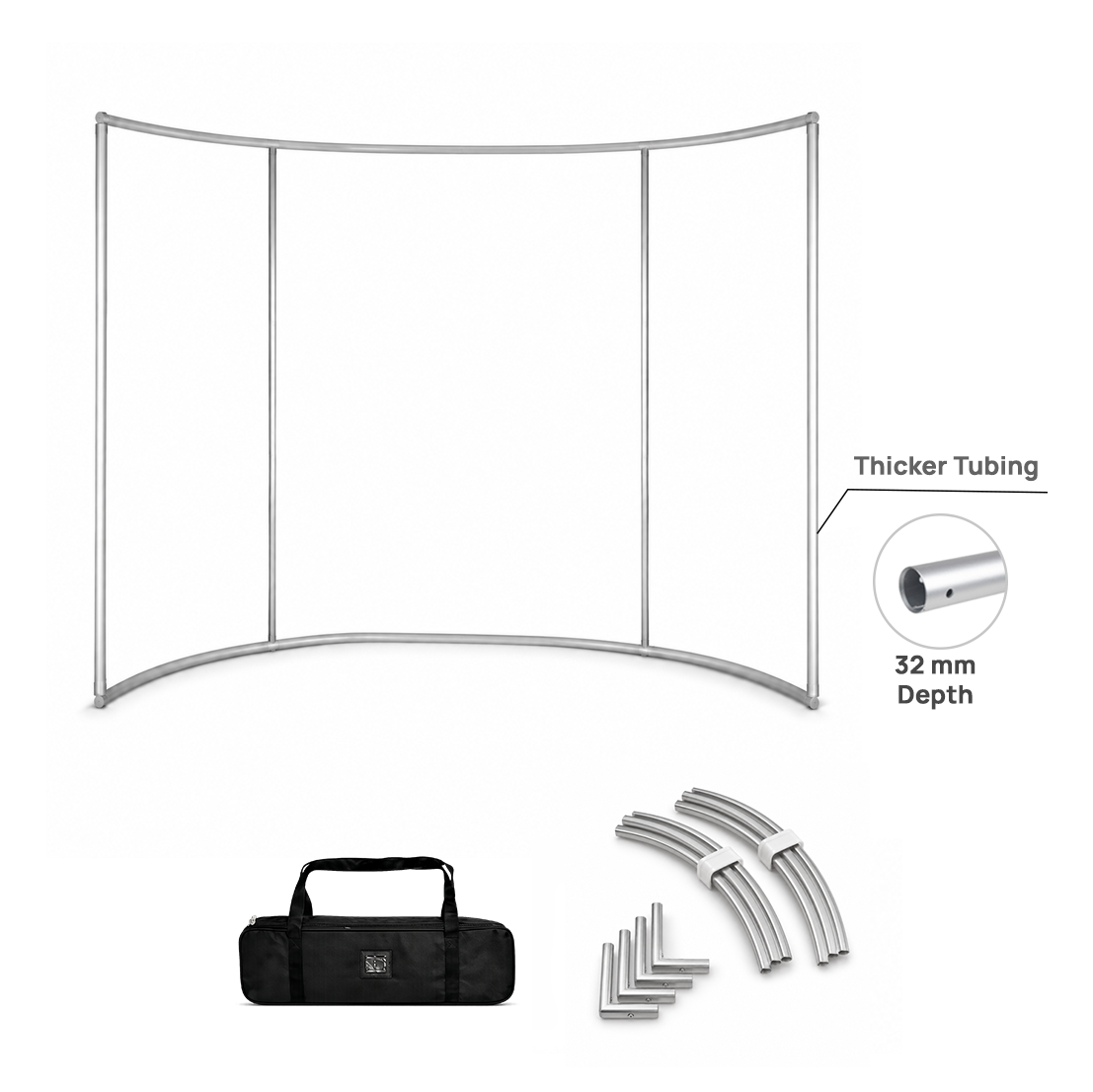 180° Curved Exhibition Booth Wall