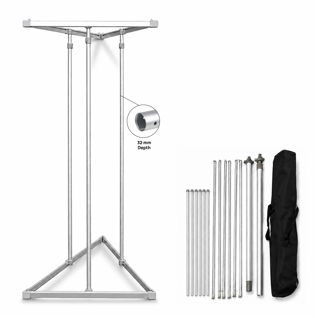 Modular Triangle Banner Display Stand