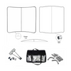 Premium Curved Backwall Kit with Clamping Lights