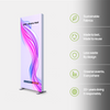 Non-Backlit SEG Fabric Media Wall - 0.85m W x 2m H