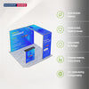 Backlit SEG Booth Kit with L-Arch Backwall & Lightbox Counter