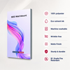 Non-Backlit Wall-Mounted SEG Fabric display - 100mm Depth