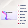 Non-Backlit SEG Fabric Media Wall - 6m W