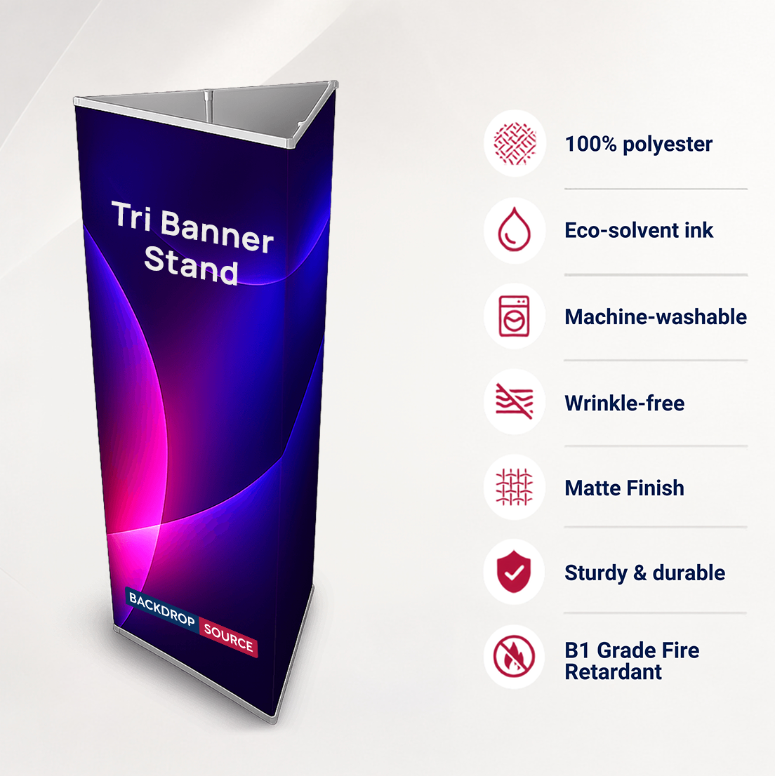 Modular Triangle Banner Display Stand
