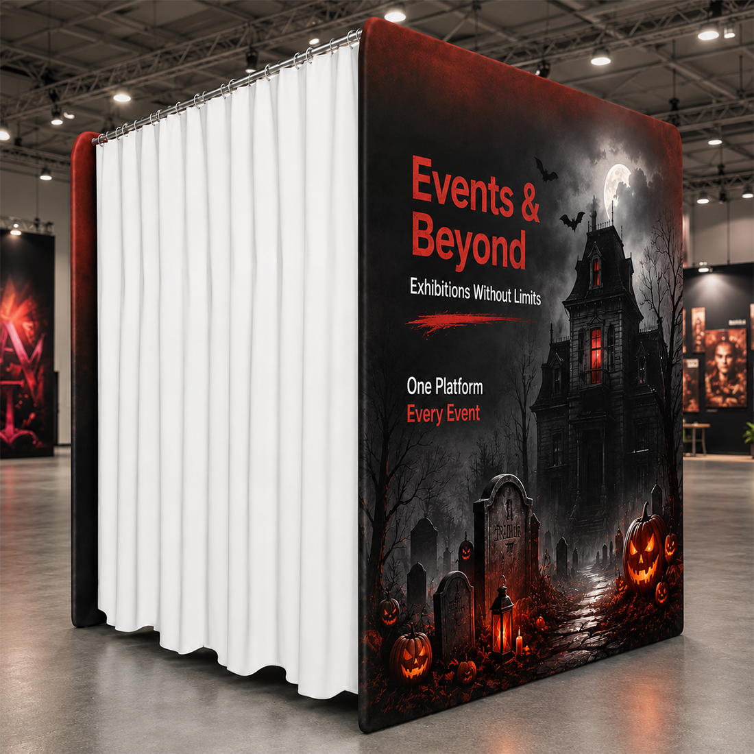 Carpa Cubo - Photobooth de puerta ancha