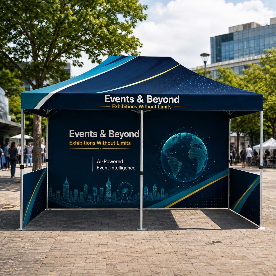 Heavy Duty Fabric Canopy Tent – (6m W x 3m H)