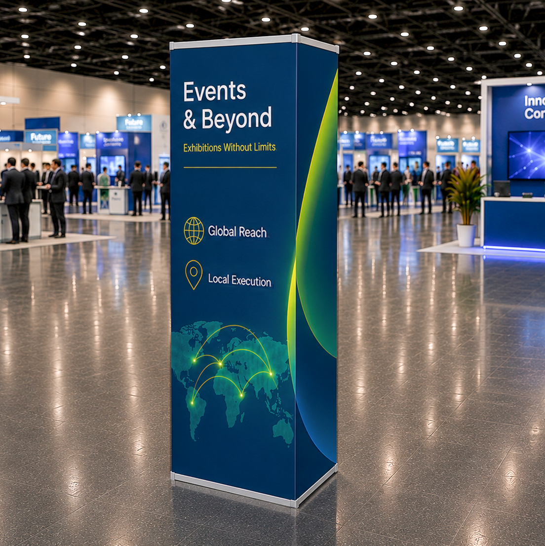 Modular Triangle Banner Display Stand