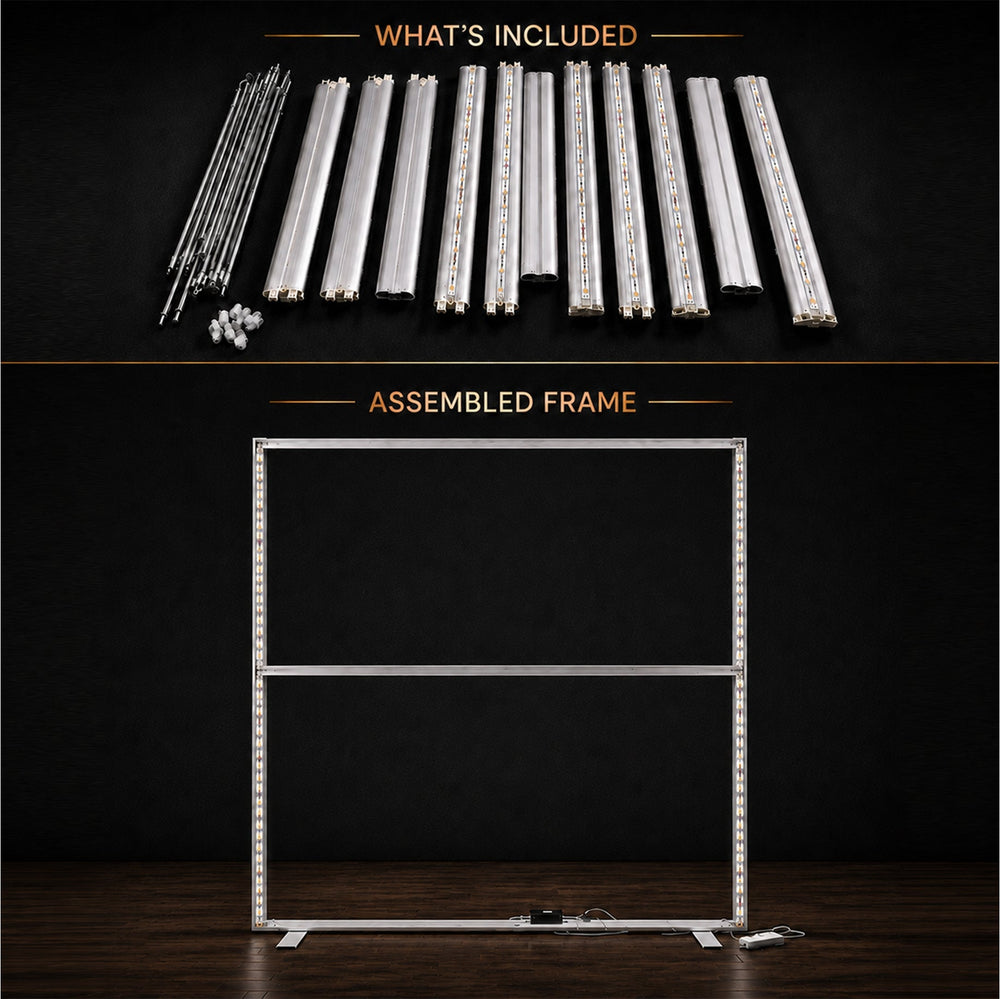 Backlit SEG Fabric Display Frame - 120mm Depth Aluminum Profile