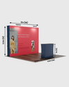 3m x 3m Straight Popup Exhibit Pro 3-in-1 Display Kit with Illume Lights