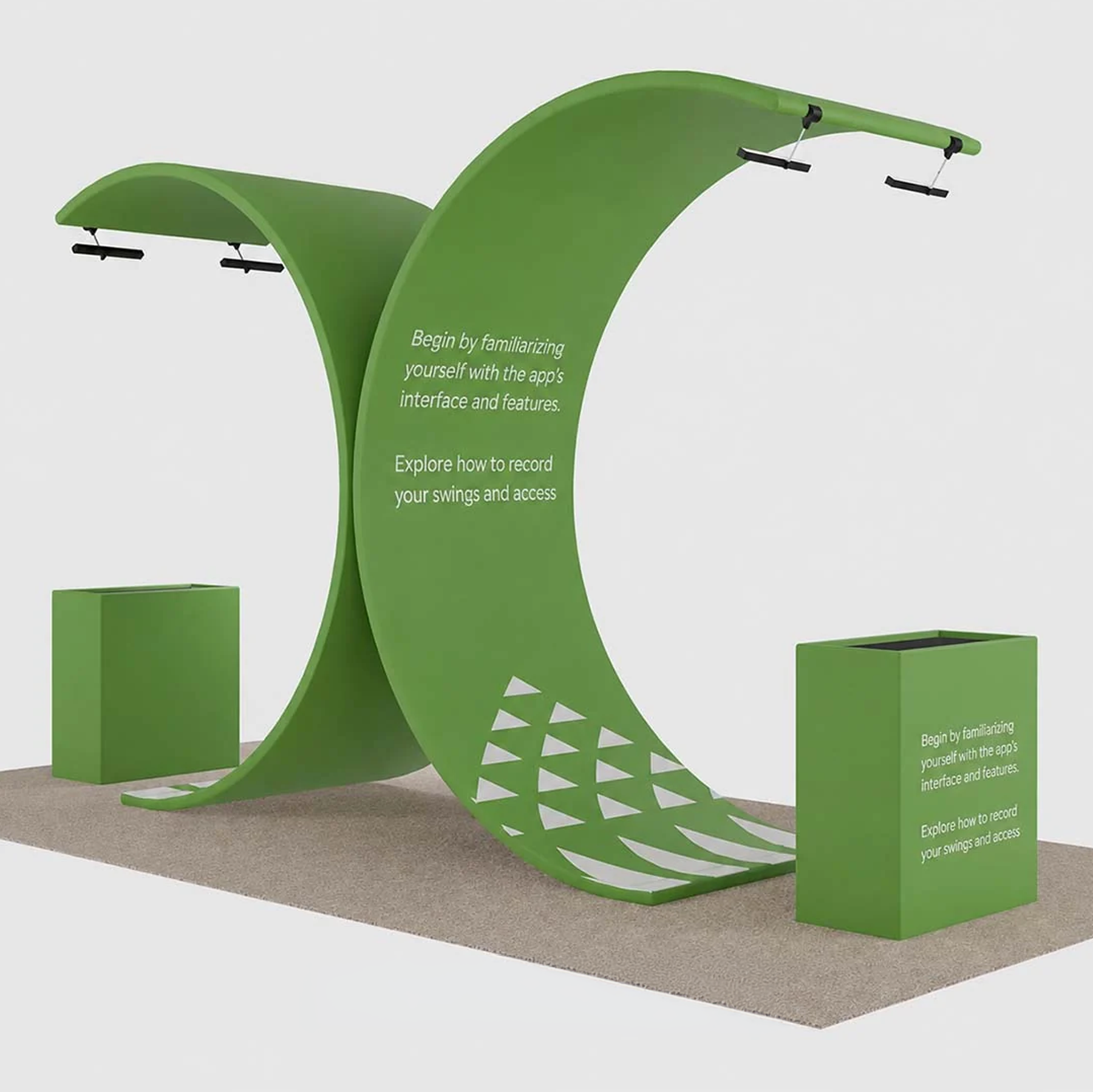 3x6m C-Arch Booth Kit with 2 Counters