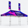 6m x 3m Canopy Tent with Peak Flag Kit