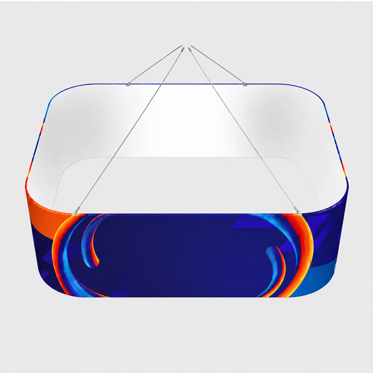 Rounded Square Quad Hanging Banner
