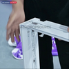 6m Backlit SEG Booth Kit with Twin L-Arches & Sidewall