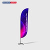Convex Feather Fabric Flag