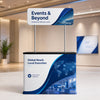 Convertible Fabric Podium Case with Header Display