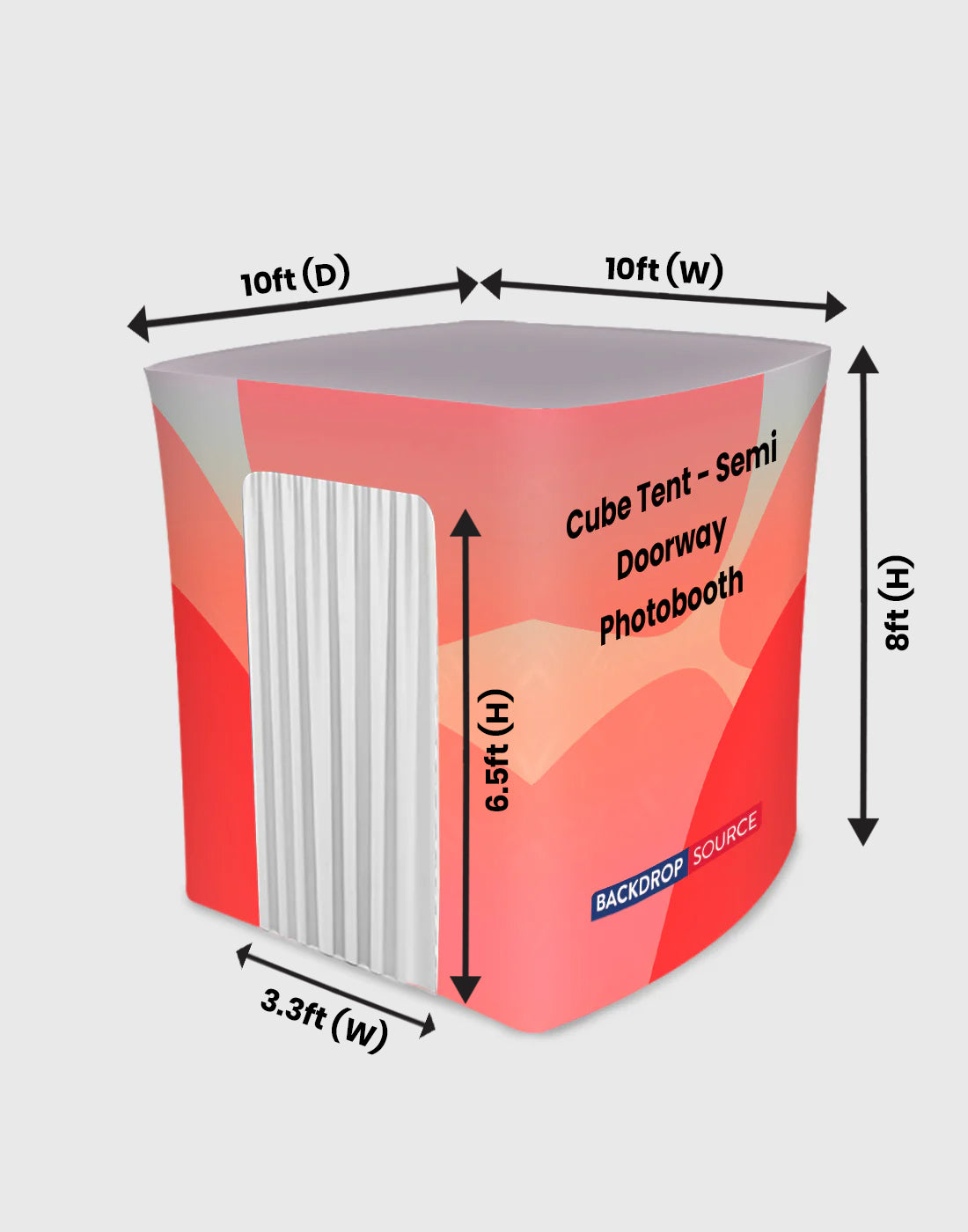 Carpa Cubo - Photobooth semi puerta