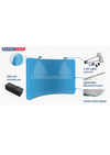 Premium Curved Backwall Kit with Clamping Lights