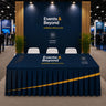 Custom Fitted Table Skirts with Top