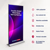 Double-screen wide base Fabric Roll Up Banner