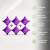 Double X Fabric GeoMetrix Pop Up Grid Display