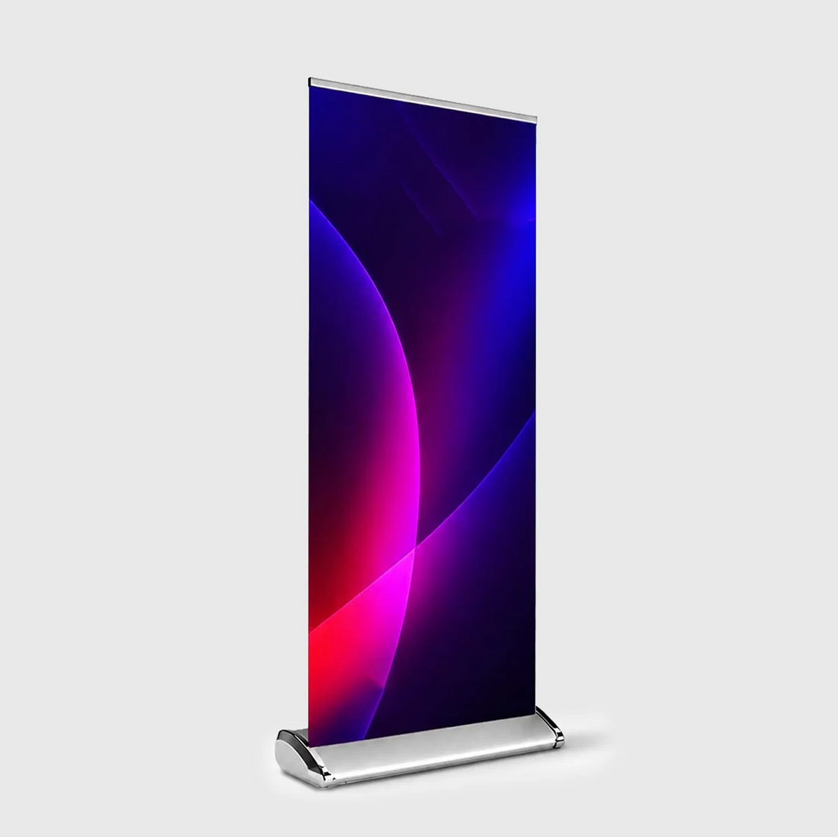 Double-screen wide base Fabric Roll Up Banner