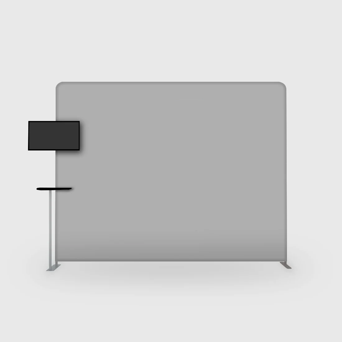 TV Mount with Side Table