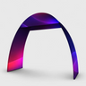 C Shape Tension Fabric Arch - 6m
