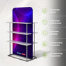 EZ Display Banner Stand with Shelves